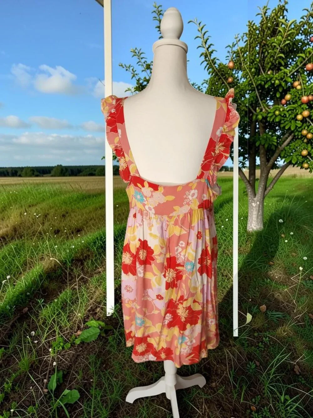 🌺 Emily Wonder Floral Babydoll Dress Size Large NWT 🌺 - Picture 8 of 11